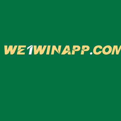 Logo da WE1WINAPP